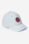 Girls Seersucker Baseball Cap - 54CM Multi Stripe