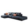 Teddy-george - Marsino Couch/sofa In Black Buffalo Sued