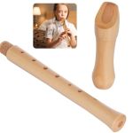 Wooden Recorder For Beginners German Baroque Style Soprano C Key With Accessories