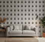 Metal Effect Wallpaper Inspired By Brutalist Design