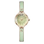 Flower Faceted Glass Ladies Watch Elegant Dress Wristwatch