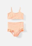 Cotton On Peggy Bikini - Tropical Orange hibiscus Flower