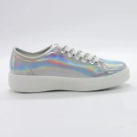 Tomy Flick Lace Up Sneaker - Silver - 8