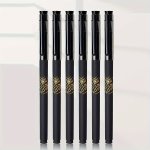 Wuqiannian Gel Ink Rollerball Pens - 0.5MM Ultra Fine Point Quick Dry Ergonomic Grip Smooth Writing For Office school Supplies -