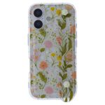 Botanical Design Phone Case With Hand Strap - Compatible With Iphone