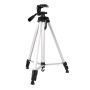 Portable Aluminum Photography Tripod With Carrying Bag - Silver