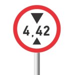 Height Limit Retro Reflective Road Sign R204