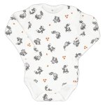 Babes & Kids Little Acorn - Long Sleeve Woodland Animals Onsie Bodysuit