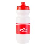 First Ascent Ridge Cycling 600ML Waterbottle - White red