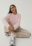 Candy. Candy Crew Neck Sweater - Pixie Pink