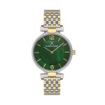 2 Tone Premium Green Dial 3 Hands Watch