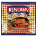 Frozen Pork Bangers 375G