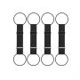4-PIECE Adjustable Luggage Straps With Elastic Waist Belt