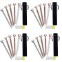 5 Pcs Diamond Metal Ballpoint Pen With 5 Ballpoint Pen Refills