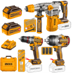 Ingco CGGLI2003 20V Ps+c l Glue Gun C w 3X Glue Sticks