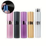5PCS Luxury 8ML Rotatable Perfume Atomizer Portable Fine Mist Spray Bottle Refillable Empty Spray Bottle Rotating With Detachabl