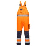 TX52-DIJON Hi-vis Contrast Work Bib And Brace
