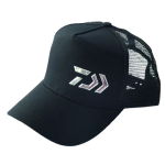 Daiwa Cap Trucker Black Liquid Metalmesh Curve