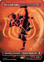 Fire Lord Zuko Borderless Neon Ink Foil Avatar: The Last Airbender - Damaged Foil