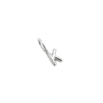 K Alphabet Charm In Silver