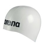 Moulded Pro II White Swim Cap