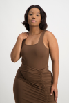 Thandi Square Neck Bodysuit - Pinecone - L
