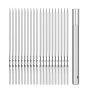 20PIECES Stainless Steel Reusable Flat Barbecue Needle Stick Barbecue Tool
