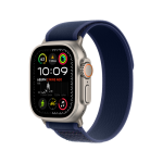 Apple Watch Ultra 2 Natural Titanium Case With Blue Trail Loop - S m
