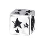 A38-C2170 - 925 Sterling Silver Stars European Charm Bead