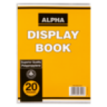 Orange Display Book 20 Pocket