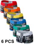 1 6PCS Men's Fashion Camouflage Print Mesh Breathable Comfy Boxers Briefs Sexy Low Waist Boxers Trunks Sports Fitness Underwear
