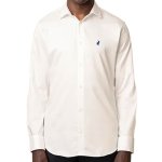 Mens Polo Custom Fit Greig Shirt - White