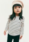 Printed Cotton Jersey Top - White Multi