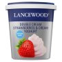 Lancewood Double Cream Strawberry & Cream 1KG