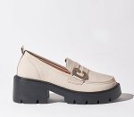 Chunky Brogue - 8 Beige