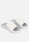 Calvin Klein Hybrid Slide - Creamy White silver