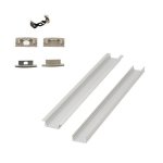 LED Strip Light Aluminium Profile SLIM28 2M CH51 - Recessed