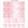 Aesthetic Waterproof Diy School Stationery Labels