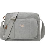 Troop London Classic Canvas Across Body Grey
