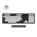 Keychron Q6 He Qmk Full-size Wireless Custom Mechanical Keyboard Nebula Switch Carbon Black