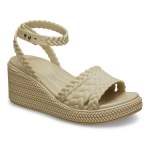 Brooklyn Woven Ankle Strap Wedge - Chai W11