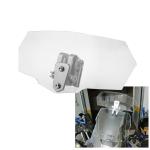 MB-WE024 Universal Motorcycle Modified Acrylic Heightened Windshield White