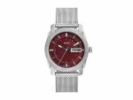 Fossil Machine Three-hand Day-date Stainless Steel Men's Watch FS6014