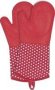 Wenko - Oven Gloves Silicone 2 Pcs - Red W/ White Dots