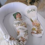 Wrap Set Swaddle Set Simple Safari Beige Splash