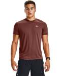 Men's Ua Streaker Short Sleeve - Cinna Red Md