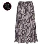 Zebra Jack Wide Leg Pant - Print L