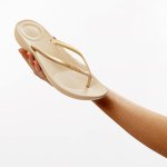 Iqushion Ergonomic Flip-flops - Gold - 8