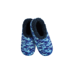 Snoozies Mens Blue Camo - Large