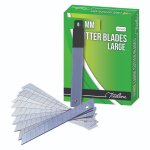 18MM Stainless Steel Cutter Blades - Tube Of 10